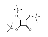 2,3,4-tris[(2-methylpropan-2-yl)oxy]cyclobut-2-en-1-one Structure