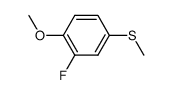 2-fluoro-1-methoxy-4-(methylsulfanyl)benzene Structure