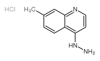 (7-methylquinolin-4-yl)hydrazine,hydrochloride Structure