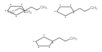 三(异丙基环戊二烯基)镨结构式