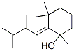1,3,3-Trimethyl-2-[(1E)-3-methyl-2-methylene-3-buten-1-ylidene]cyclohexanol Structure