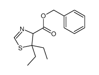 benzyl 5,5-diethyl-4H-1,3-thiazole-4-carboxylate结构式