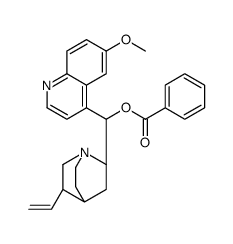 [(R)-[(2S,4S,5R)-5-ethenyl-1-azabicyclo[2.2.2]octan-2-yl]-(6-methoxyquinolin-4-yl)methyl] benzoate Structure