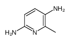 3,6-diamino-2-picoline structure
