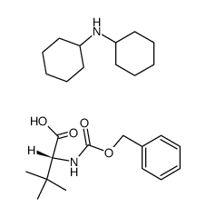 CBZ-D-叔亮氨酸二环己胺盐结构式