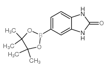 2,3-二氢-2-氧代-1H-苯并咪唑-5-硼酸,频哪醇酯结构式