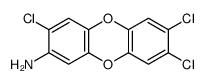 3,7,8-trichlorodibenzo-p-dioxin-2-amine结构式