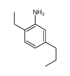 Aniline,2-ethyl-5-propyl- (5CI) structure