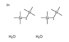 bis[bis(trimethylsilyl)methyl]indium,dihydrate结构式