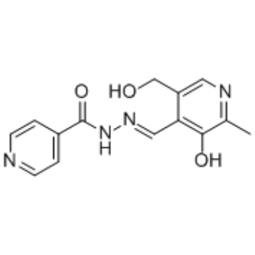吡哆醛异烟酰腙(PIH)结构式