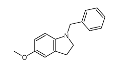 1-benzyl-5-methoxyindoline Structure