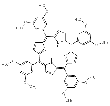 5,10,15,20-四(3,5-二甲氧苯基)卟啉结构式