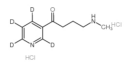 4-(methylamino)-1-(2,4,5,6-tetradeuteriopyridin-3-yl)butan-1-one Structure
