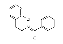 N-[2-(2-chlorophenyl)ethyl]benzamide结构式
