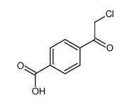 4-(2-chloroacetyl)benzoic acid Structure