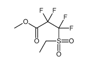 methyl 3-ethylsulfonyl-2,2,3,3-tetrafluoropropanoate结构式