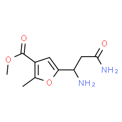 3-Furancarboxylicacid,5-(1,3-diamino-3-oxopropyl)-2-methyl-,methylester(9CI)结构式