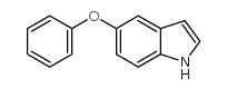 5-苯氧基-1H-吲哚结构式