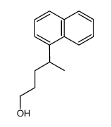 4-(naphthalen-1-yl)pentan-1-ol结构式