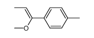 1-(1-methoxyprop-1-en-1-yl)-4-methylbenzene Structure