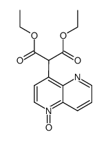 4-(dicarbethoxymethyl)-1,5-naphthyridine 1-oxide Structure