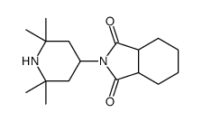 hexahydro-N-(2,2,6,6-tetramethyl-4-piperidyl)phthalimide结构式