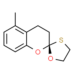 Spiro[2H-1-benzopyran-2,2-[1,3]oxathiolane], 3,4-dihydro-5-methyl-, (2R,5S)- (9CI) Structure