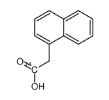 2-naphthalen-1-ylacetic acid结构式