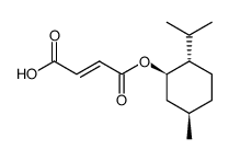 mono-(-)-menthyl fumaric acid结构式