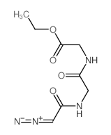 ethoxycarbonylmethylcarbamoylmethylcarbamoylmethylidene-imino-azanium Structure