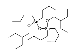 1,1,3,3-tetrabutyl-1,3-bis(2-ethylbutyloxy)distannoxane Structure