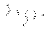 3-(2,4-dichloro-phenyl)-acryloyl chloride Structure