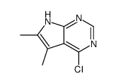 4-Chloro-5,6-diMethyl-7H-pyrrolo[2,3-d]pyriMidine Structure
