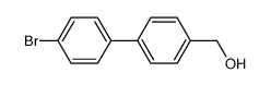 [4-(4-bromophenyl)phenyl]methanol Structure