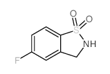 5-氟-2,3-二氢苯并[d]异噻唑1,1-二氧化物结构式