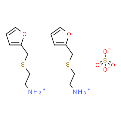 2-(furfurylthio)ethylammonium sulphate (2:1) Structure