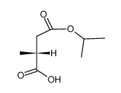 2(R)-methyl-4-isopropylsuccinic acid monoester结构式