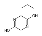 3-propylpiperazine-2,5-dione结构式