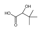(2S)-2-Hydroxy-3,3-dimethylbutanoic acid Structure