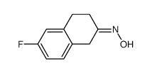 6-fluoro-3,4-dihydronaphthalen-2(1H)-one oxime结构式