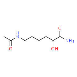 Hexanamide,6-acetamido-2-hydroxy- (5CI) Structure