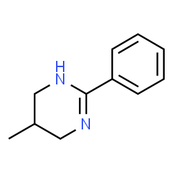 Pyrimidine, 1,4,5,6-tetrahydro-5-methyl-2-phenyl- (6CI)结构式