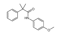 Benzeneacetamide, N-(4-methoxyphenyl)-α,α-dimethyl Structure