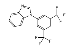 1-(3,5-双三氟甲基苯基)-1H-苯并咪唑结构式