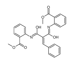 methyl 2-[[2-[(2-methoxycarbonylphenyl)carbamoyl]-3-phenyl-prop-2-enoy l]amino]benzoate结构式