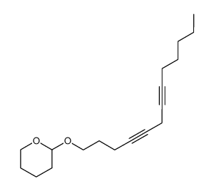2-(4,7-tridecadiynyloxy)tetrahydro-2H-pyran Structure