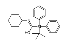 1-[tert-butyl(diphenyl)silyl]-N-cyclohexylformamide结构式