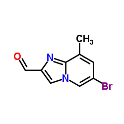 6-Bromo-8-methylimidazo[1,2-a]pyridine-2-carbaldehyde Structure