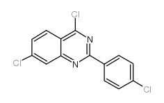 4,7-二氯-2-(2-氯苯基)-喹唑啉结构式