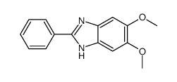 5,6-dimethoxy-2-phenyl-1H-benzimidazole Structure